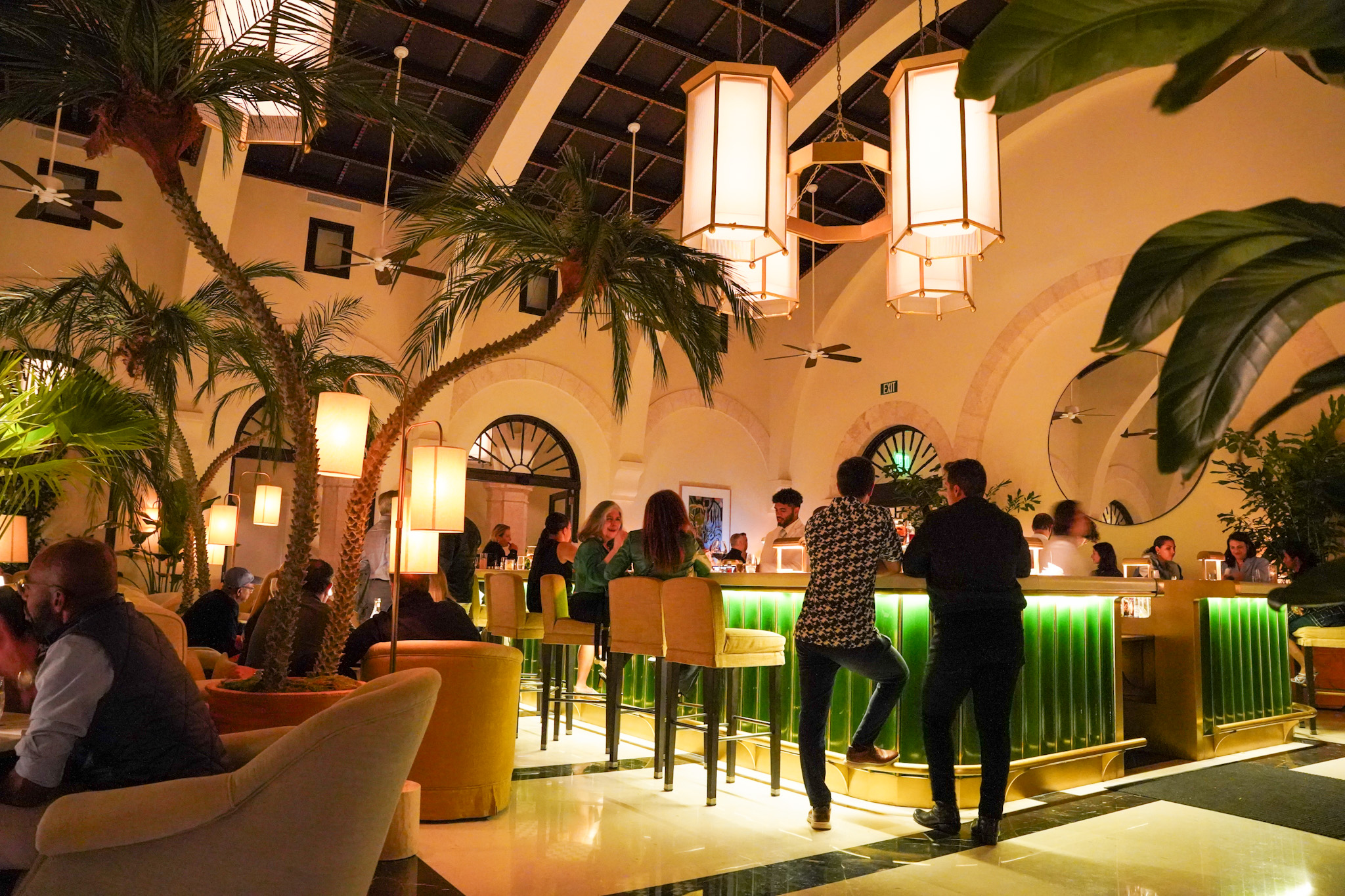 Miami Girls’ Getaway Travel Guide - Champagne Bar at The Surf Club - Four Seasons Hotel