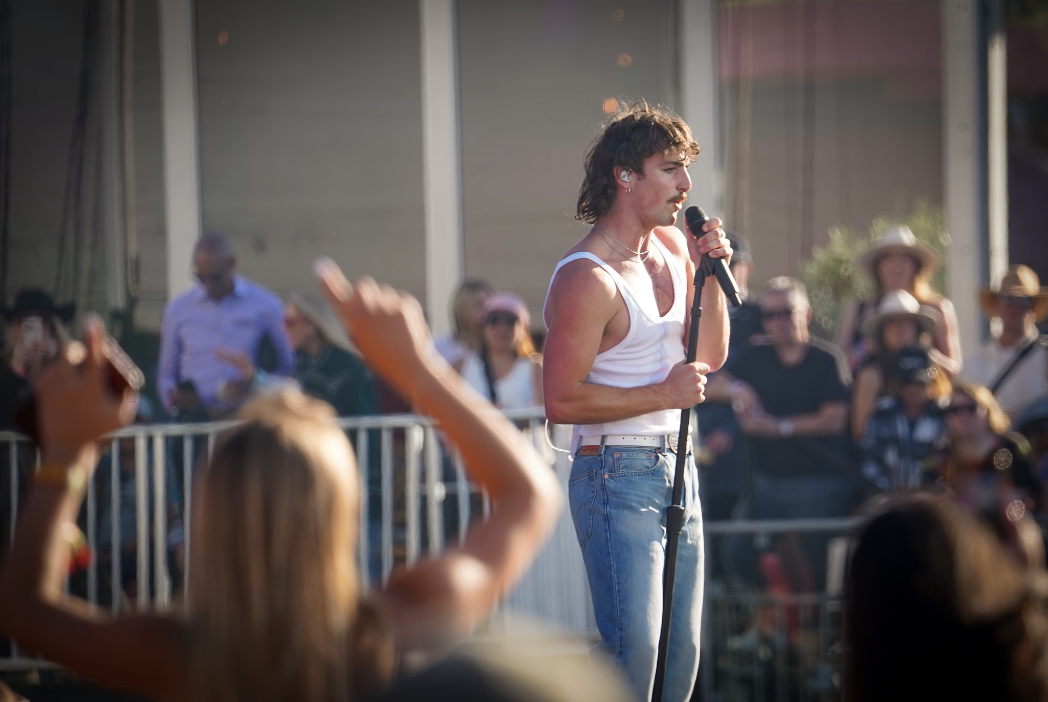 BottleRock Napa Valley Sizzles with Hot Performances by Justin Timberlake, Green Day, Benson Boone and More - Benson Boone - Image credit Christina-Lauren Pollack