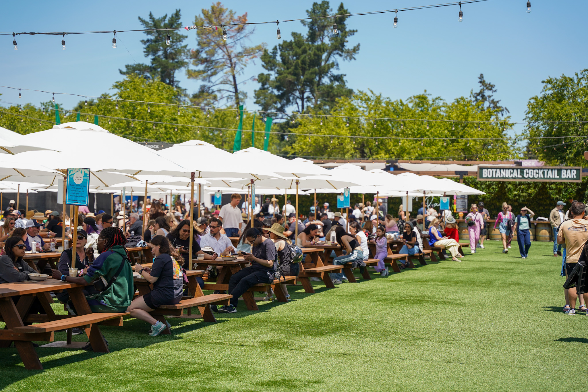 BottleRock Napa Valley Sizzles with Hot Performances by Justin Timberlake, Green Day, Benson Boone and More - Culinary Garden - Image credit Christina-Lauren Pollack