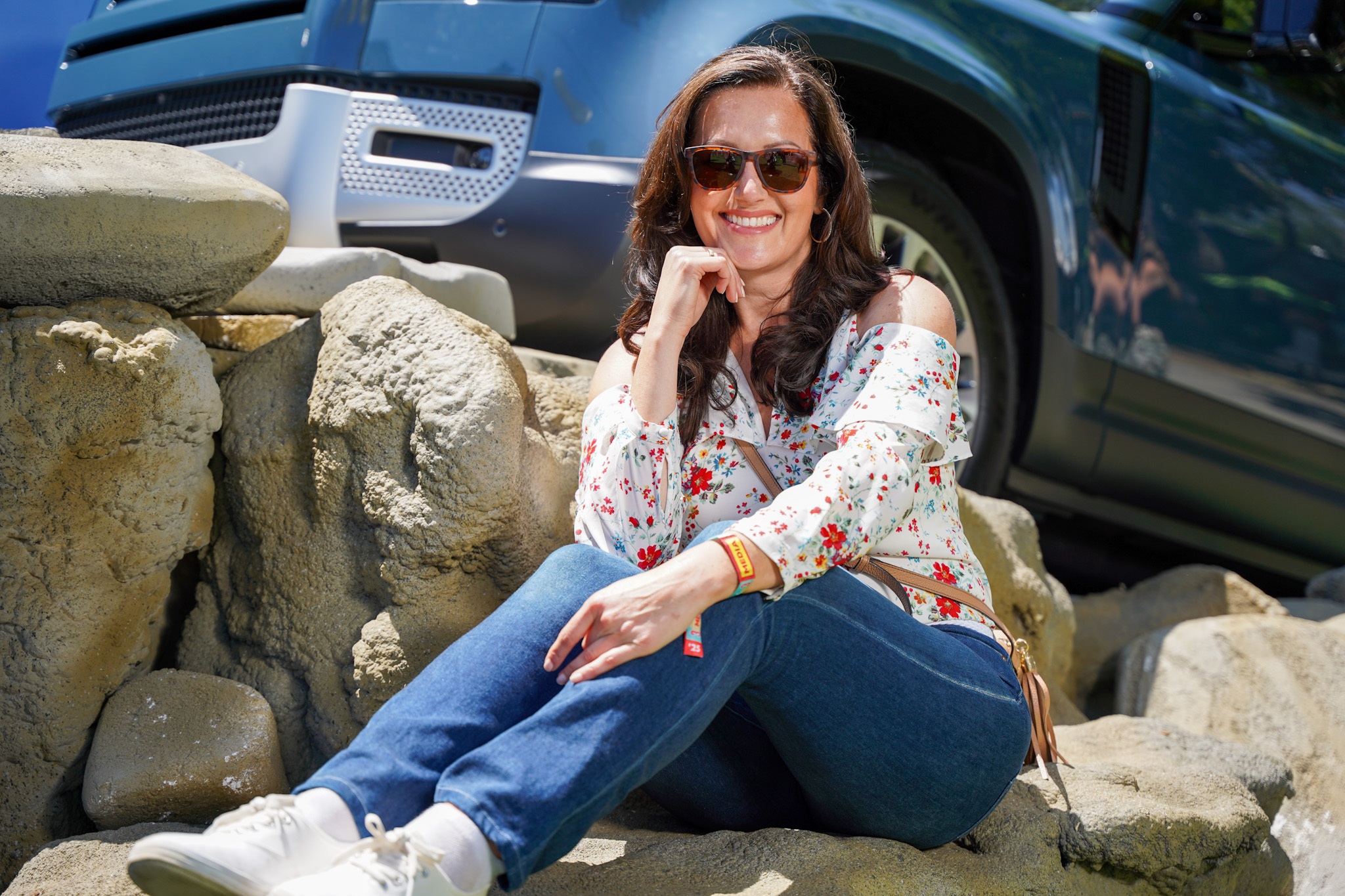 BottleRock Napa Valley Sizzles with Hot Performances by Justin Timberlake, Green Day, Benson Boone and More - Land Rover Defender - Image credit Christina-Lauren Pollack