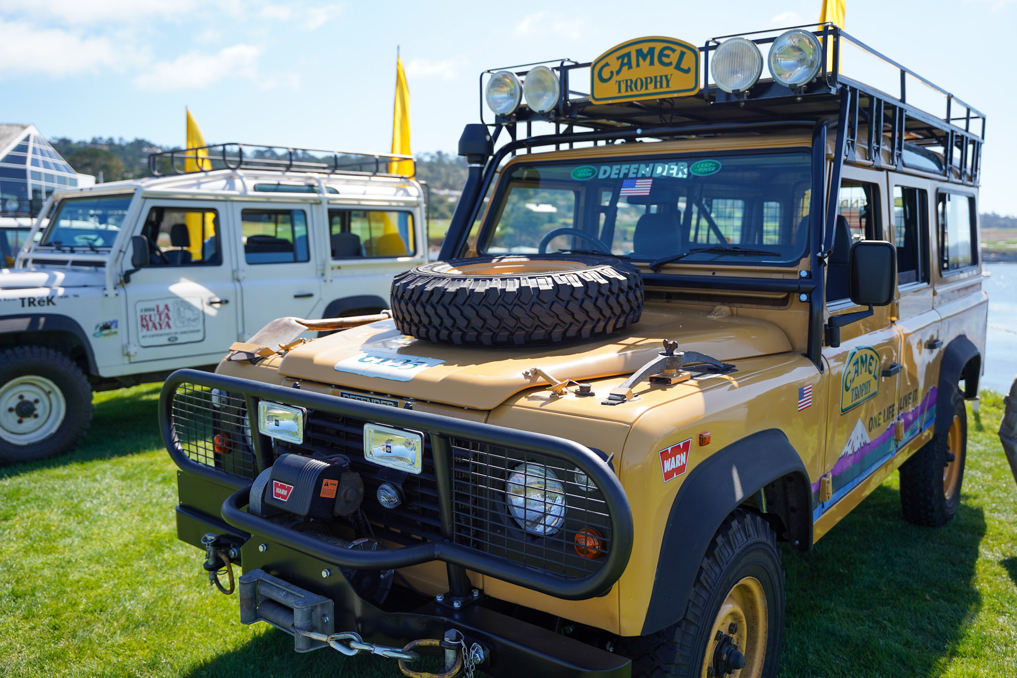 From Icons to Unicorns: Jaguar Land Rover Honors Its Heritage While Embracing a Bold New Future - Land Rover Classic at Pebble Beach Concours d'Elegance