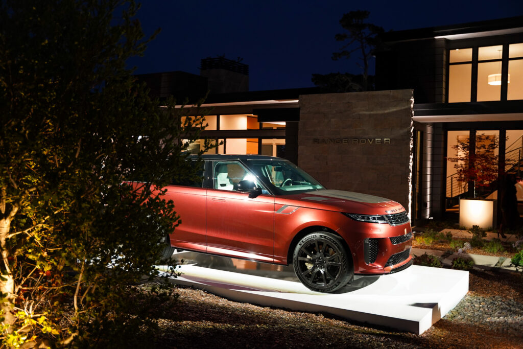 From Icons to Unicorns: Jaguar Land Rover Honors Its Heritage While Embracing a Bold New Future - Range Rover SV Asilomar at Range Rover House Pebble Beach