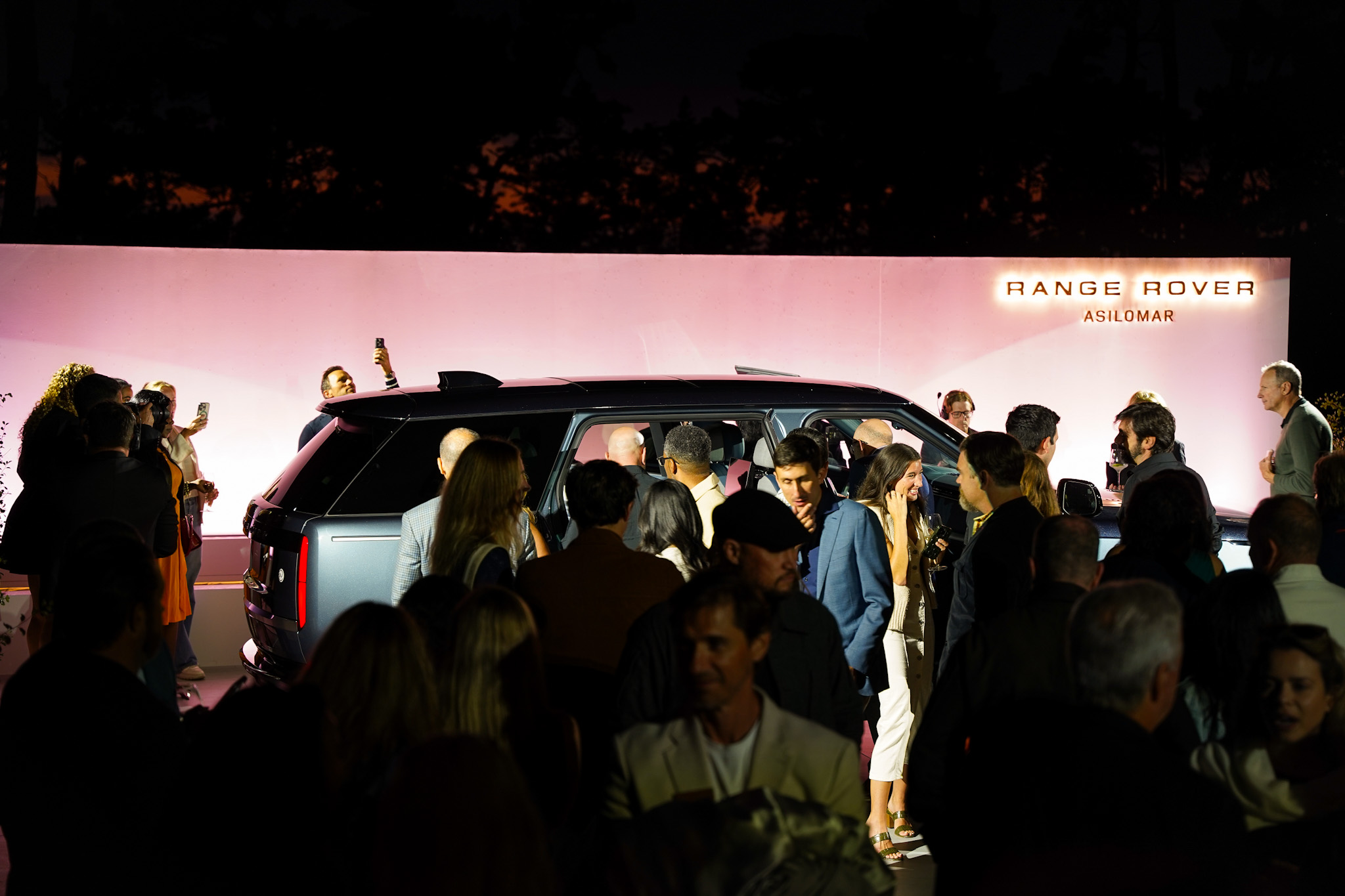 From Icons to Unicorns: Jaguar Land Rover Honors Its Heritage While Embracing a Bold New Future - Range Rover SV Asilomar at Range Rover House Pebble Beach